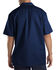 Image #2 - Dickies Men's Short Sleeve Twill Work Shirt - Big & Tall-Folded, Dark Blue, hi-res