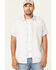Image #3 - Brothers and Sons Men's Solid Performance Short Sleeve Button Down Western Shirt, Light Grey, hi-res
