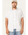 Image #3 - Brothers and Sons Men's Solid Performance Short Sleeve Button Down Western Shirt , Light Grey, hi-res