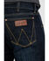 Image #5 - Wrangler Retro Men's Dax Dark Stretch Slim Bootcut Jeans - Long , Indigo, hi-res