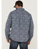 Image #4 - Brothers and Sons Men's All-Over Print Long Sleeve Button Down Western Shirt, Navy, hi-res