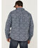 Image #4 - Brothers and Sons Men's All-Over Print Long Sleeve Button Down Western Shirt , Navy, hi-res