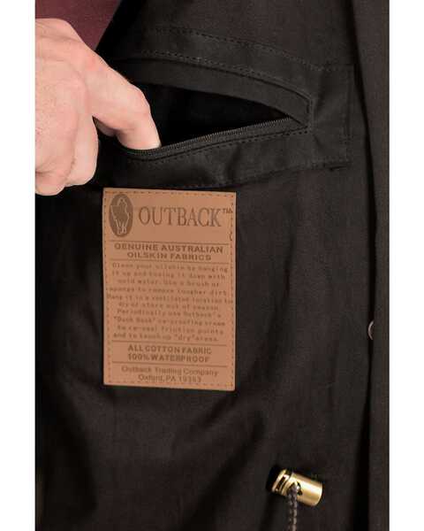 Image #4 - Outback Trading Co. Men's Long Oilskin Duster, Black, hi-res