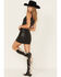 Image #3 - Idyllwind Women's Gallaway Studded Leather Mini Skirt, Black, hi-res