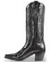 Image #3 - Dan Post Women's Polished Western Boots - Snip Toe, Black, hi-res