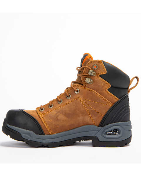 Hawx Men's Lace To Toe Hiker Boots - Round Toe, Brown, hi-res