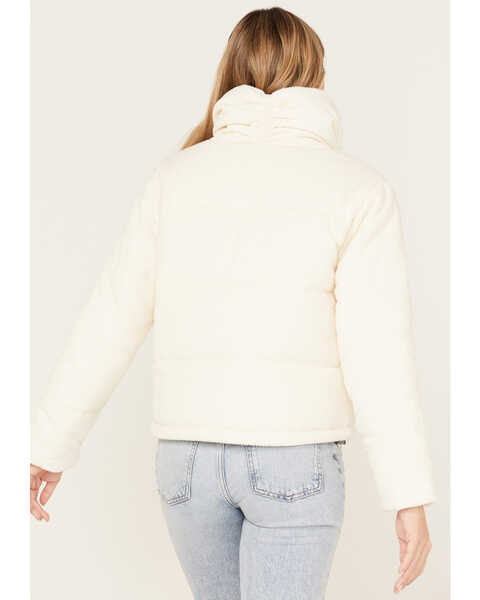 Image #4 - Cleo + Wolf Women's Quilted Corduroy Puffer Jacket, Ivory, hi-res