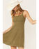 Image #2 - Cleo + Wolf Women's Mini Dress, Moss Green, hi-res