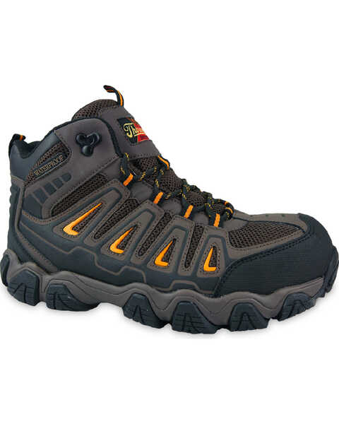 Image #1 - Thorogood Men's Waterproof Hiker Work Boots - Composite Toe, Brown, hi-res