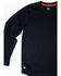 Image #2 - Hawx Men's Black Mid-Weight Base Layer Thermal Long Sleeve Work Shirt - Tall, Black, hi-res
