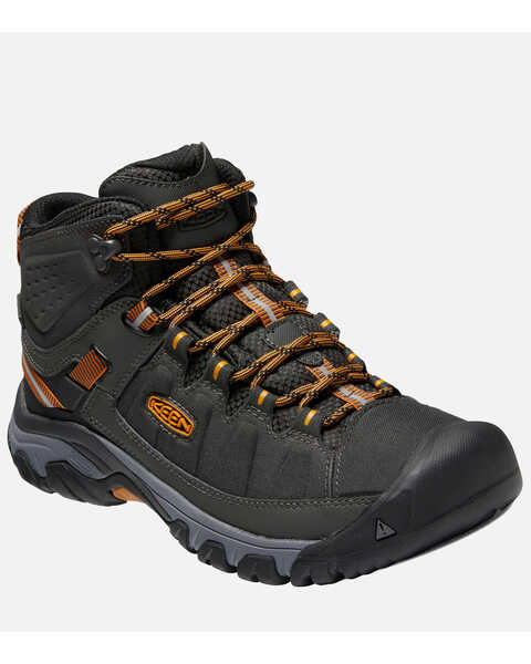 Image #1 - Keen Men's Targhee Waterproof Hiking Boots - Soft Toe, Charcoal, hi-res
