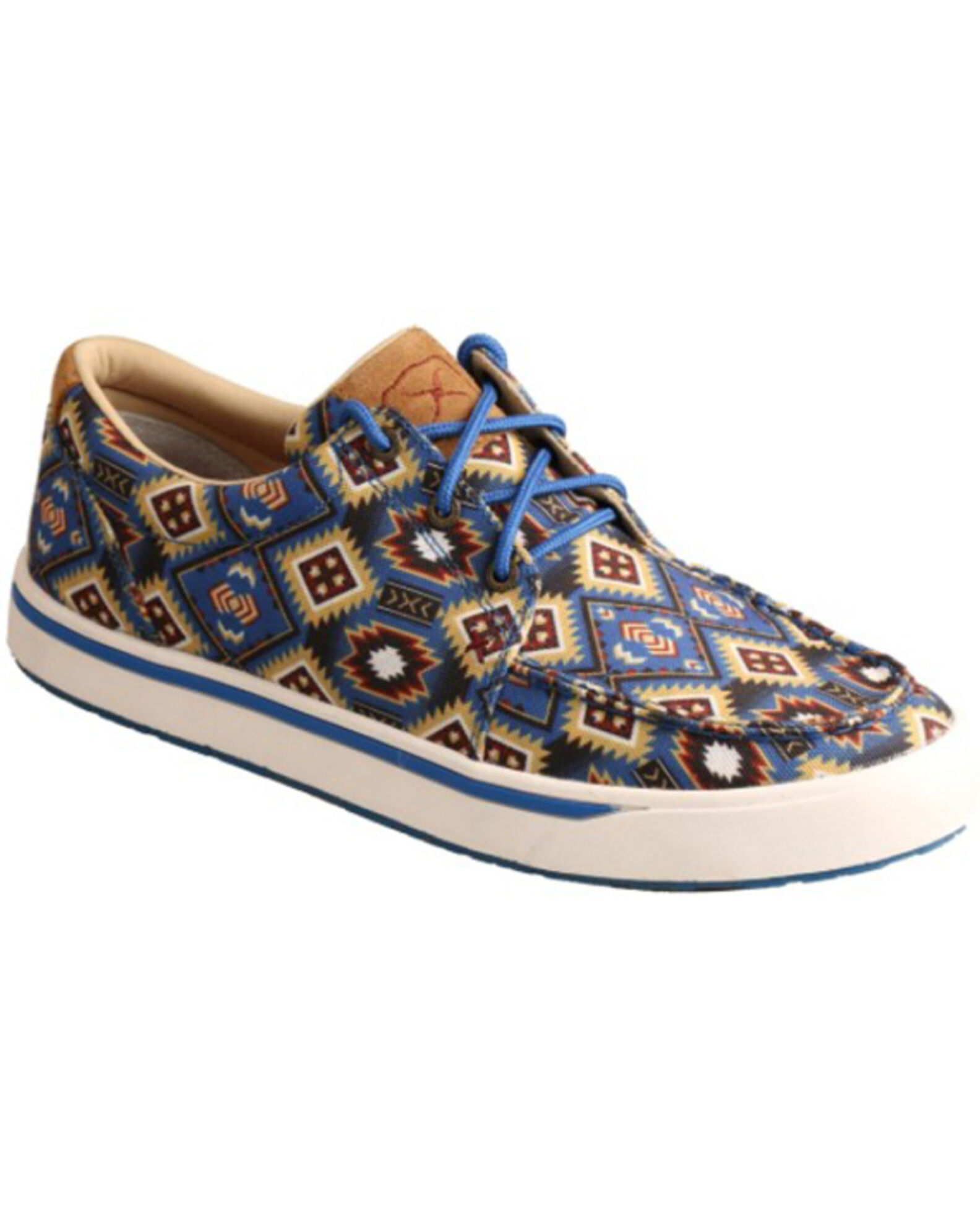 Twisted x Men s Kicks Casual Shoes Blue Multi Aztec Size 11 M