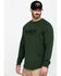  Hawx Men's Green Graphic Thermal Long Sleeve Work T-Shirt , Green, hi-res