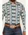 Image #3 - Wrangler Men's Checotah Southwestern Print Long Sleeve Snap Western Shirt - Big, Multi, hi-res