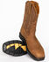 Cody James Men's Western Work Boots - Steel Toe, Brown, hi-res