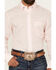 Image #3 - Wrangler X Cody Johnson Men's Checkered Print Long Sleeve Button-Down Western Shirt - Tall, Pink, hi-res