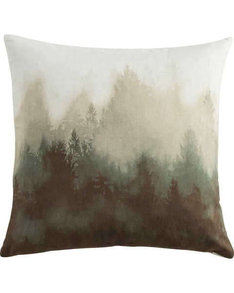 HiEnd Accents Watermark Tree Pillow, Multi, hi-res