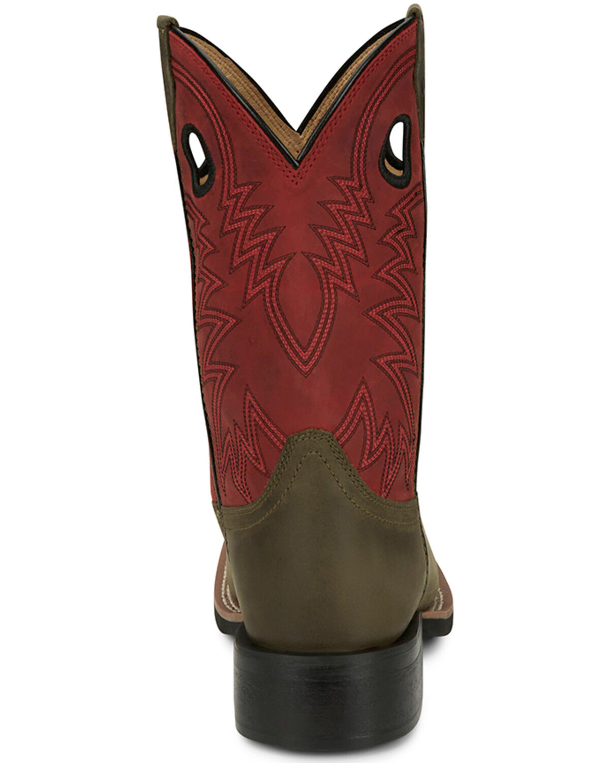 Image #5 - Justin Men's Show Stopper Wester Boots - Broad Square Toe, Grey, hi-res