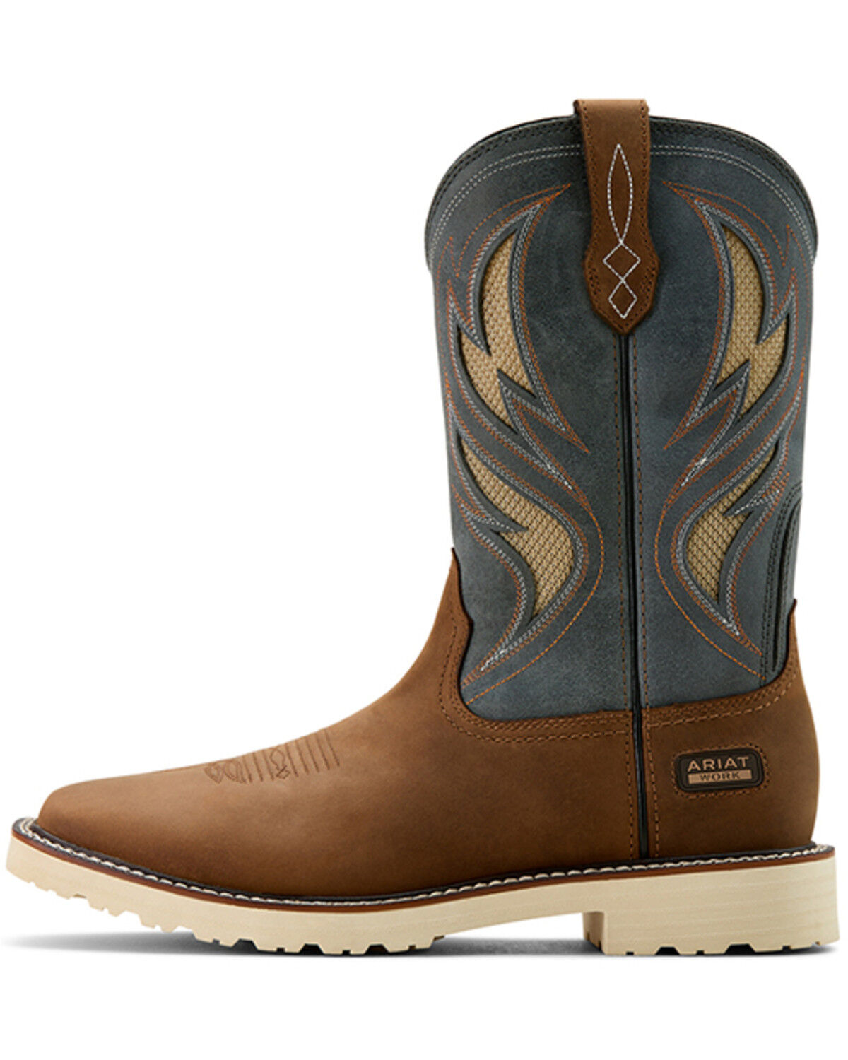 Image #2 - Ariat Men's Activator VentTEK Pull-On work Boots - Soft Toe, Brown, hi-res