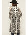 Image #4 - POL Women's Floral Crochet Long Sleeve Kimono, Black, hi-res