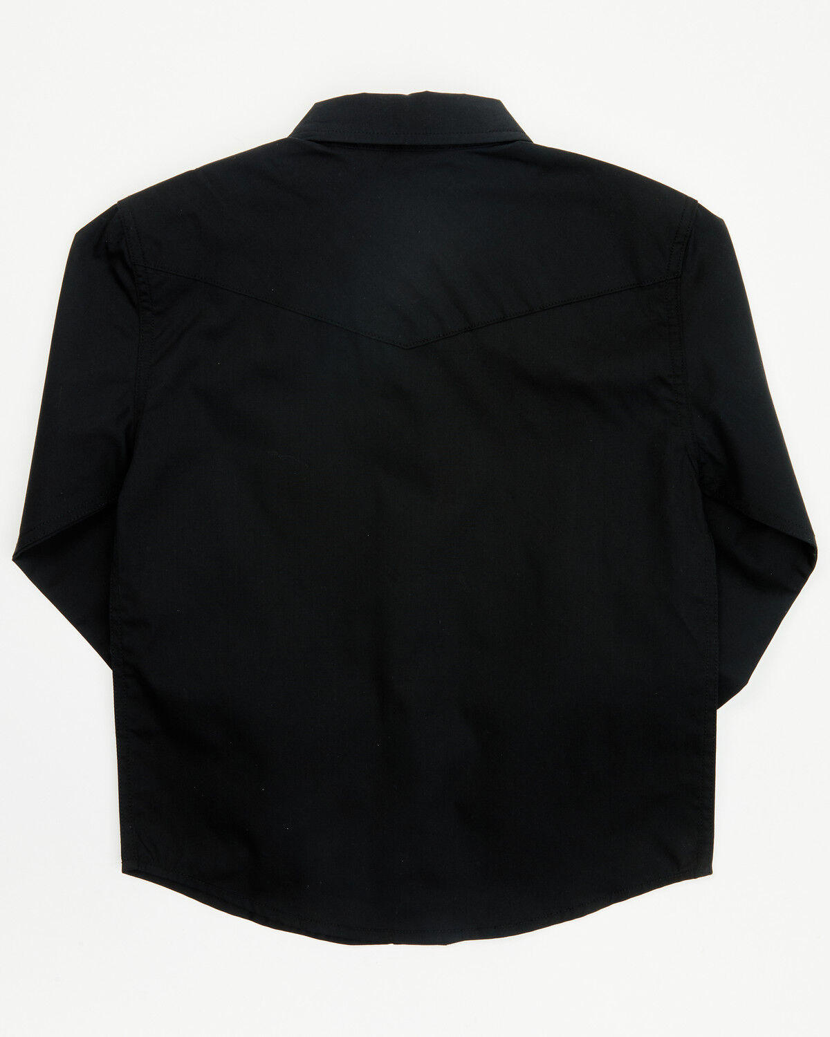 Image #3 - Gibson Toddler Boys' Solid Long Sleeve Snap Western Shirt, Black, hi-res