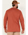 Image #4 - Hawx Men's Forge Long Sleeve Work T-Shirt, Medium Red, hi-res
