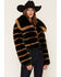 Image #1 - Azalea Wang Women's Vienne Faux Fox Fur Jacket, Black/brown, hi-res