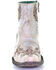 Corral Women's Lazer Ankle Fashion Booties - Snip Toe, White, hi-res