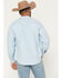 Image #4 - Levi's Men's Light Wash Classic Western Standard Long Sleeve Pearl Snap Western Shirt, Light Wash, hi-res