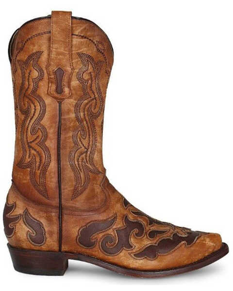 Image #2 - Corral Men's Inaly Western Boots - Snip Toe, Sand, hi-res