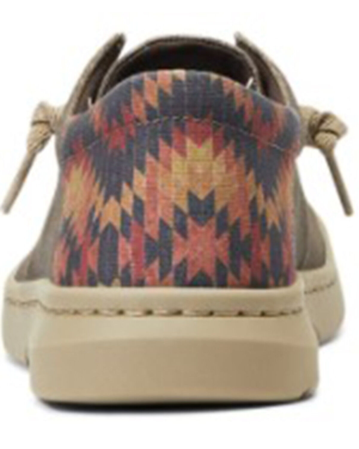 Image #3 - Ariat Men's Southwestern Print Hilo Stretch Lace Casual Shoe - Moc Toe, Brown, hi-res