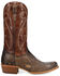 Image #2 - Dan Post Men's Bay Apache Exotic Python Western Boots - Round Toe, Brown, hi-res