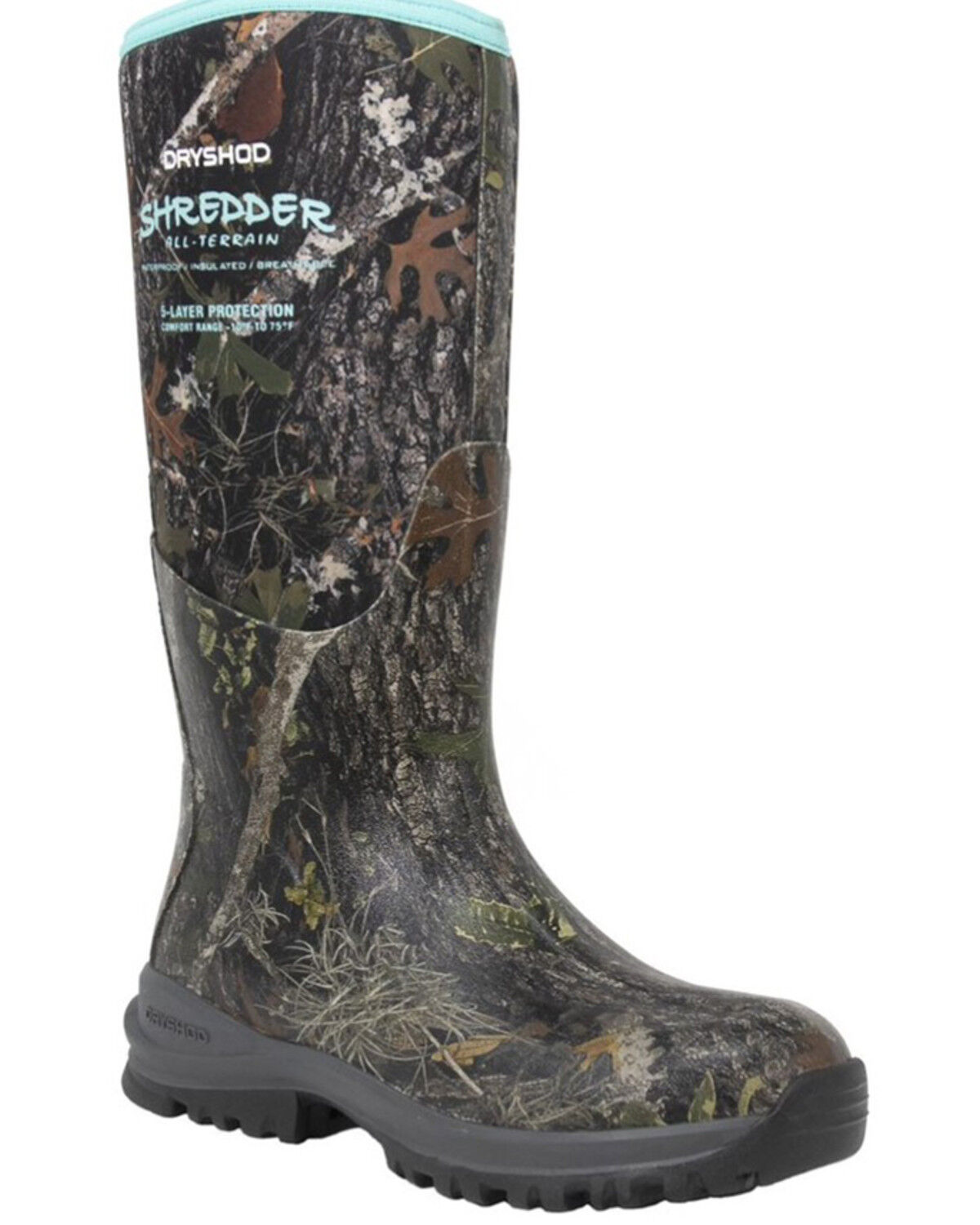 Image #1 - Dryshod Women's Shredder MXT Waterproof Boots - Round Toe, Camouflage, hi-res