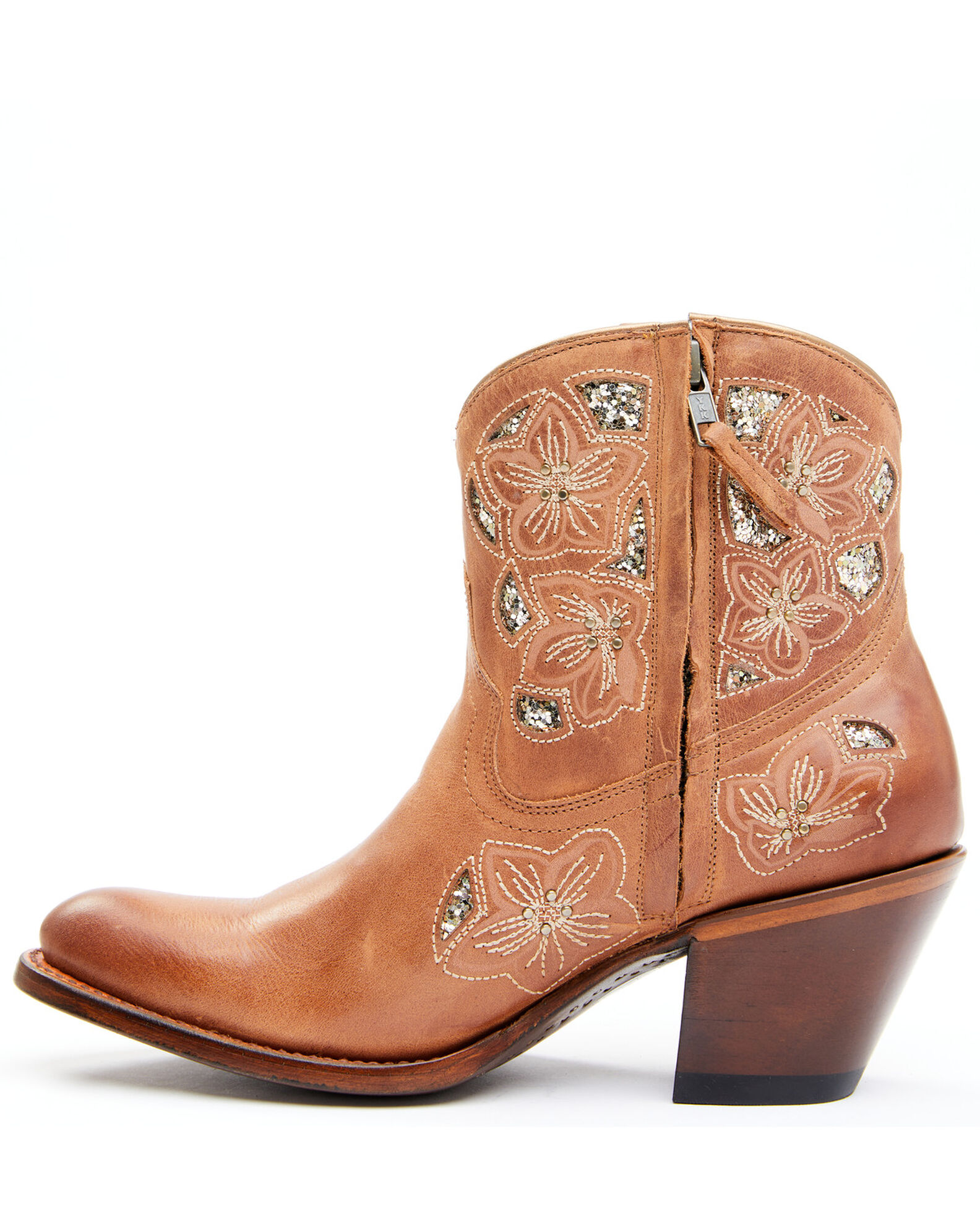 Image #4 - Shyanne Women's Lily Fashion Booties - Round Toe, Cognac, hi-res