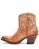 Shyanne Women's Lily Fashion Booties - Round Toe, Cognac, hi-res