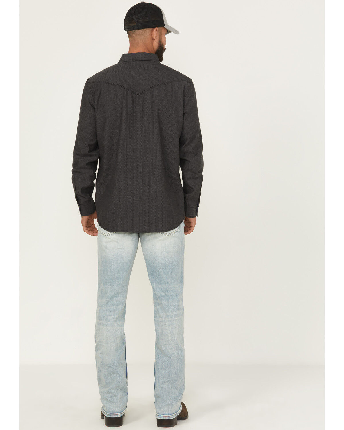 Image #3 - Moonshine Spirit Men's Gotham Light Wash Slim Straight Stretch Denim Jeans, Light Wash, hi-res