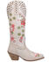 Image #2 - Dingo Women's Poppy Western Boot - Snip Toe , Off White, hi-res