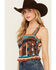 Image #2 - Shyanne Women's Crochet Sweater Tank, Medium Blue, hi-res