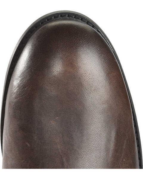 Image #6 - Frye Women's Chocolate Melissa Stud Back Zip Boots - Round Toe , Chocolate, hi-res