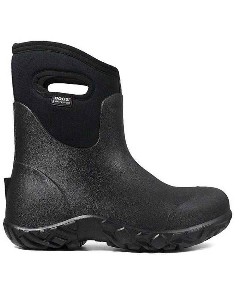 Bogs Men's Black Workman Waterproof Work Boots , Black, hi-res