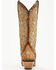 Image #5 - Corral Women's Saddle Glitter Overlay Triad Western Boots - Snip Toe, Brown, hi-res