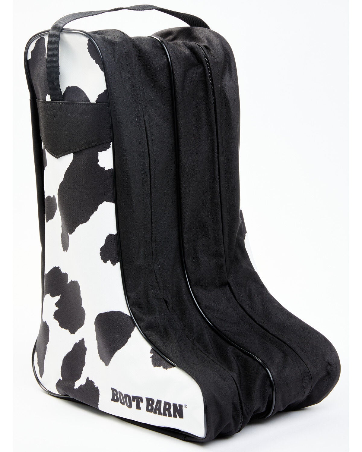 Boot Barn Cow Print Boot Bag, Black, hi-res