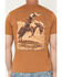Image #4 - Wrangler Men's Cowboy Short Sleeve Graphic T-Shirt, Mustard, hi-res