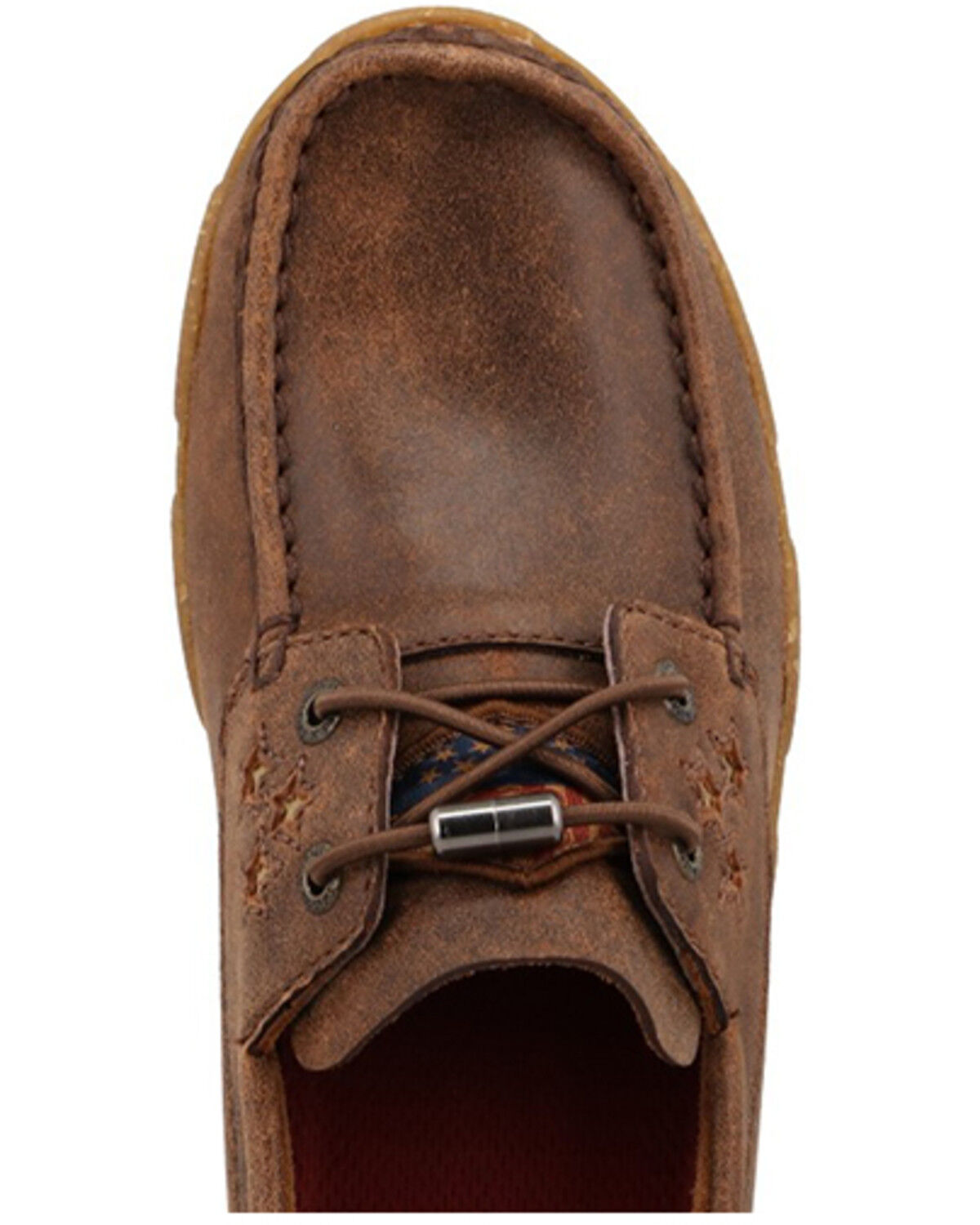 Image #6 - Twisted X Women's Boat Driving Shoes - Moc Toe, Brown, hi-res
