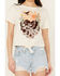 Image #3 - Shyanne Women's Tie-Front Short Sleeve Graphic Tee, Cream, hi-res