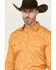 Image #2 - Gibson Men's Solid Long Sleeve Pearl Snap Western Shirt, Gold, hi-res