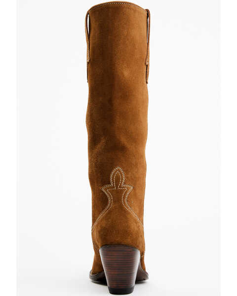 Image #5 - Sendra Women's Diana Slouch Tall Western Boots - Snip Toe , Brown, hi-res