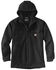 Image #2 - Carhartt Men's Rain Defender Relaxed Heavyweight Hooded Work Shirt Jacket , Black, hi-res