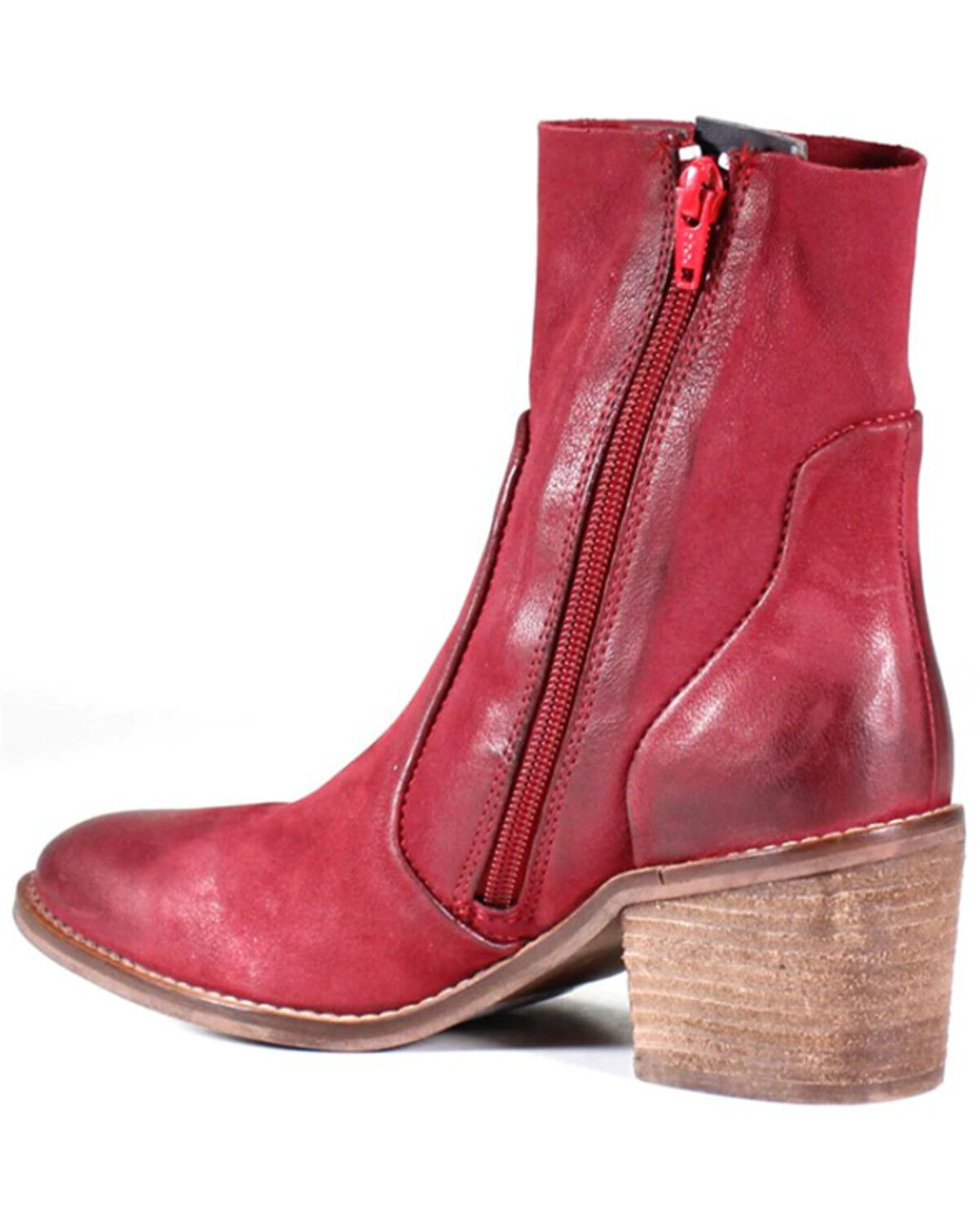 Image #3 - Diba True Women's Majes Tic Short Boots - Round Toe, Dark Red, hi-res