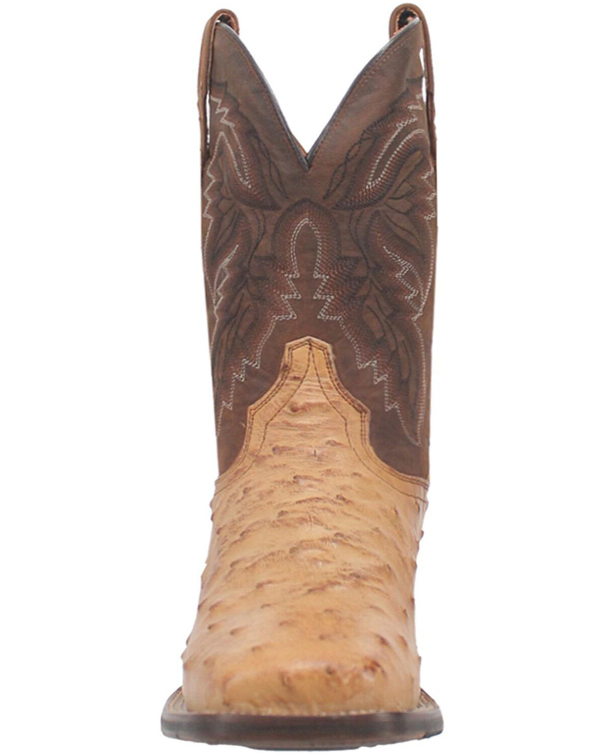 Image #4 - Dan Post Men's Alamosa Full Quill Ostrich Western Performance Boots - Broad Square Toe, , hi-res